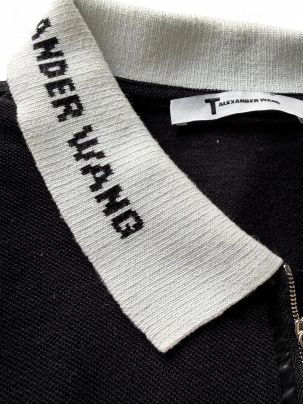 T by Alexander Wang Women's Black Polo